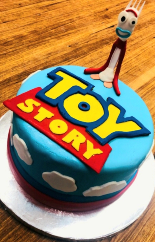 toy story two tier cake